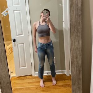 Hidden Low Rise Flare Pants